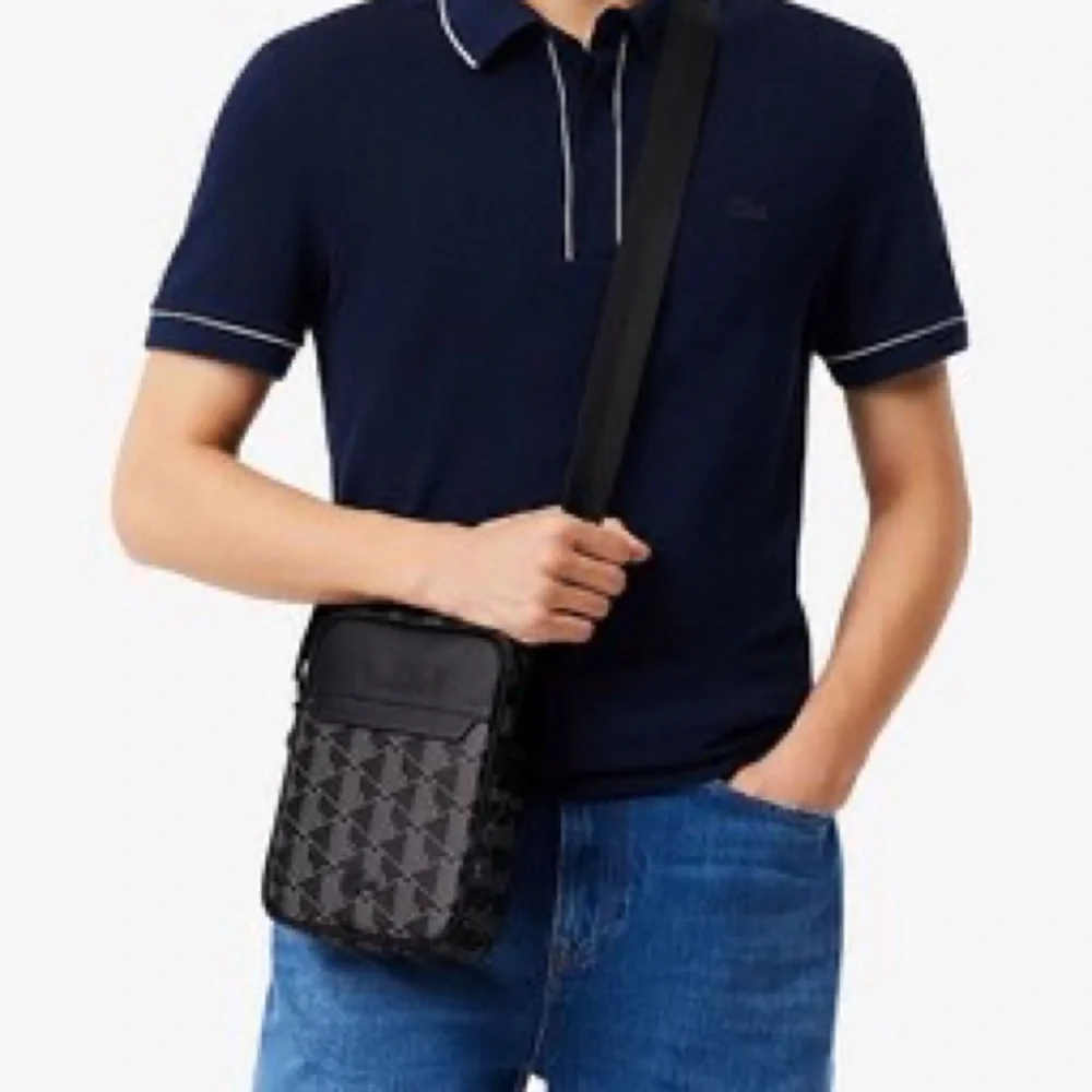 Lacoste Monogram Vertical Camera Bag Crossbody bag